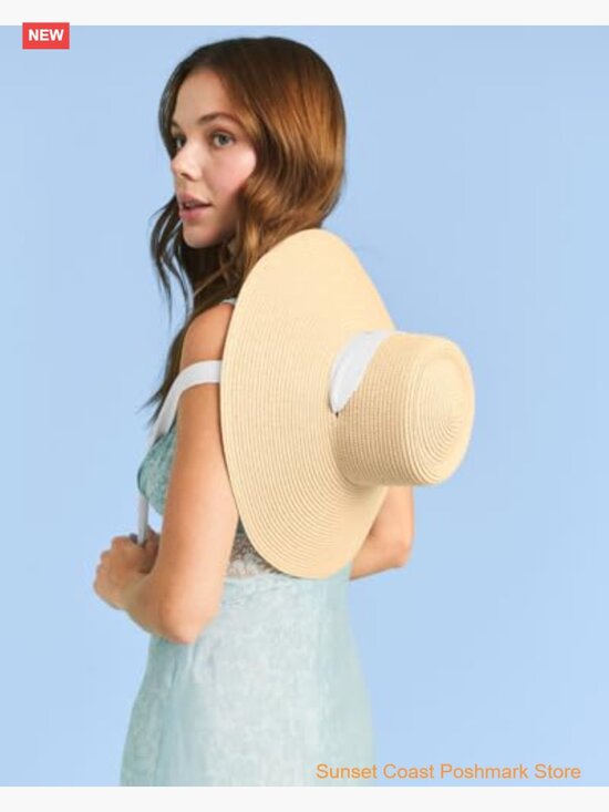 Embroidered Straw Sun Hat with Bow for Bachelorette Beach Wedding